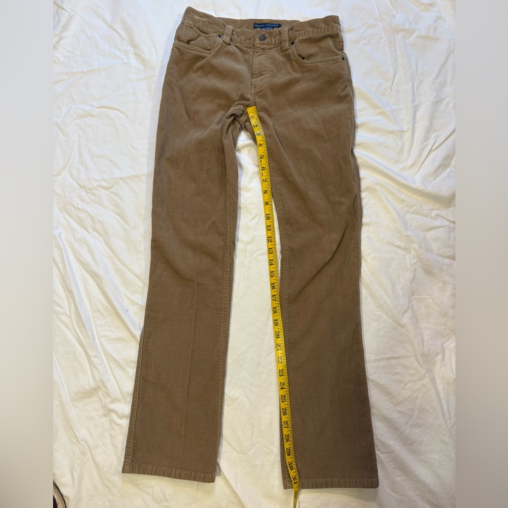 Ralph Lauren boot cut corduroy pants size 4